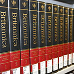 Reference materials in print at Barber Library