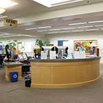 Reference Desk at Barber Library